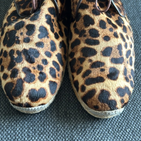 Leopard Print Espadrille Men Shoes - Picture 16 of 16